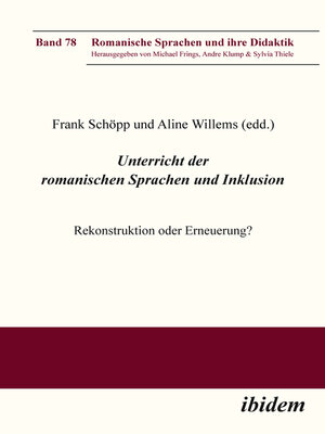 cover image of Unterricht der romanischen Sprachen und Inklusion
